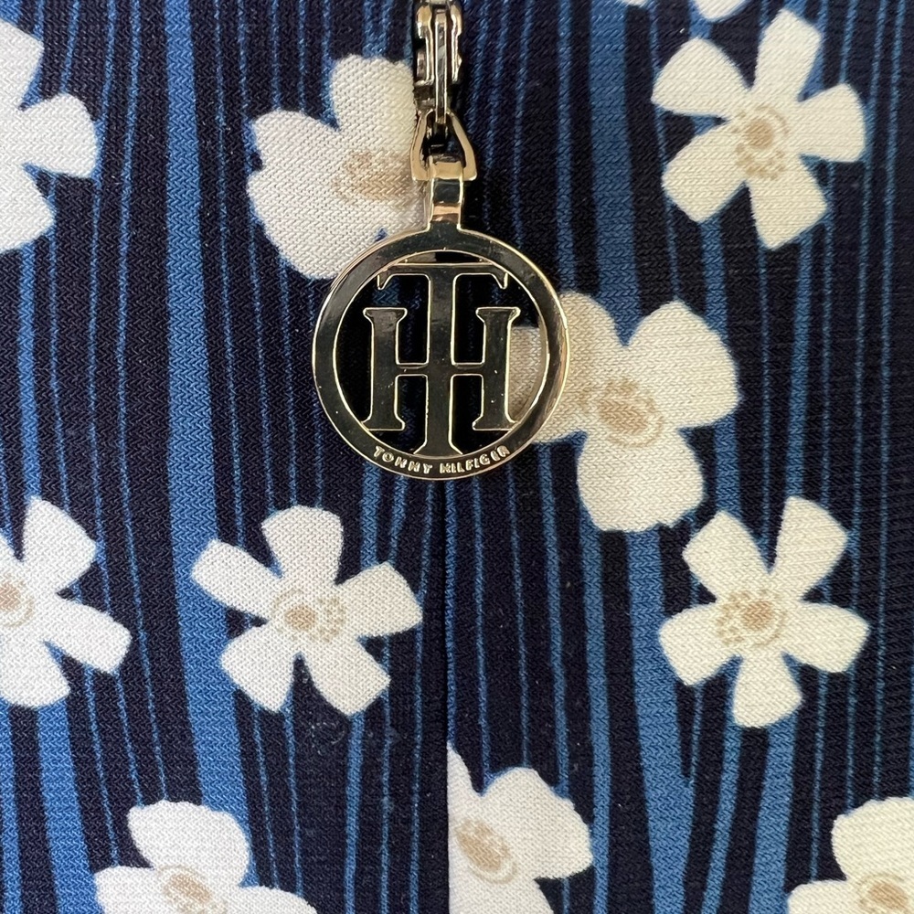 Tommy Hilfiger Daisy Chain Jersey Shift Dress with Bell Sleeves size 12 exc cond - Picture 8 of 14